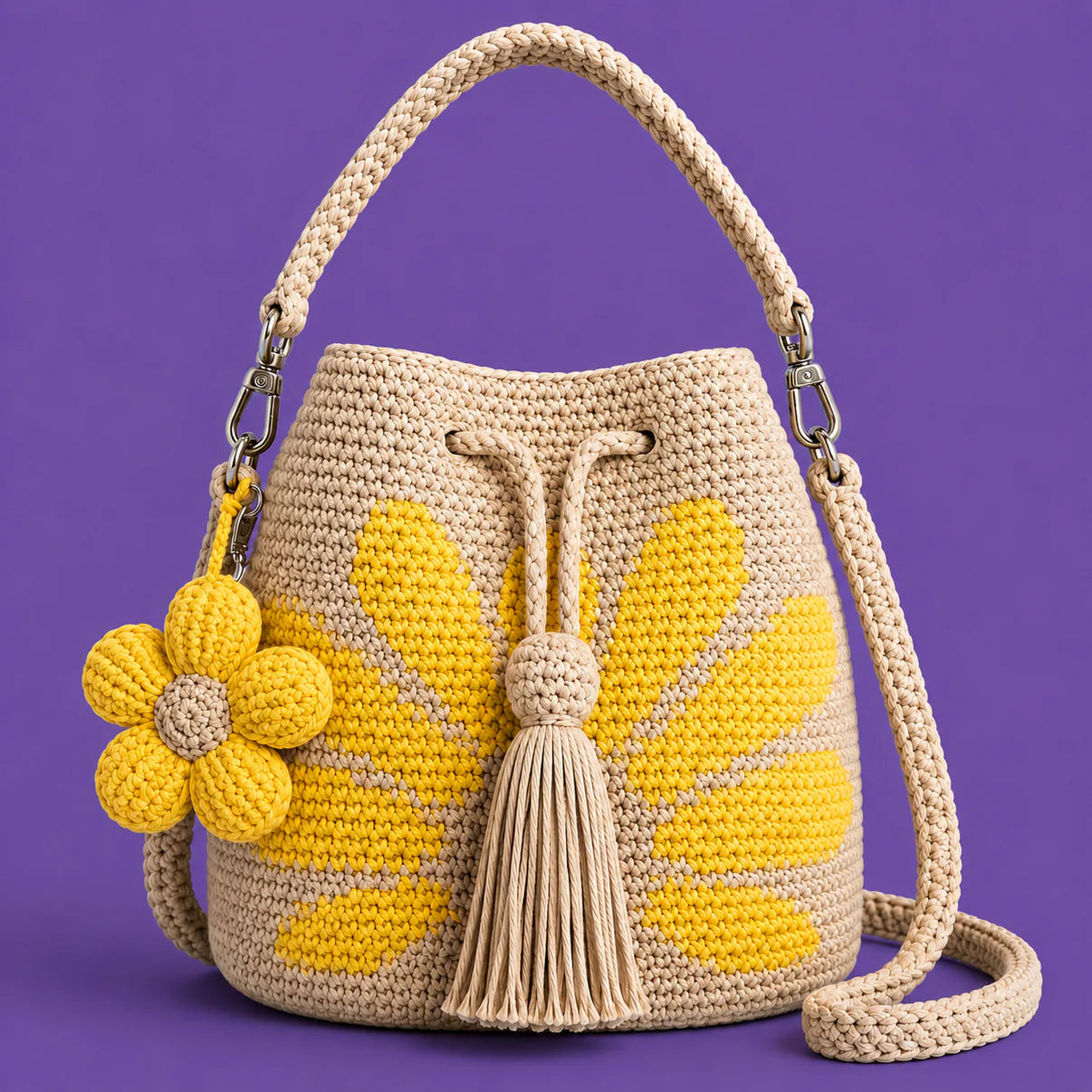 Bolso de Ganchillo Hechas a Mano