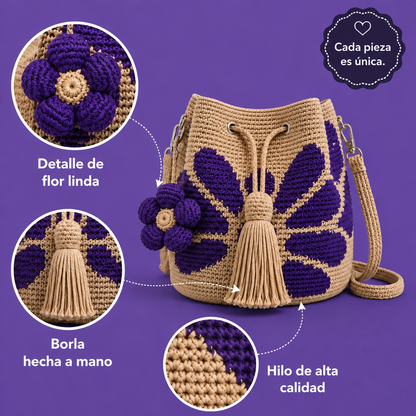 Bolso de Ganchillo Hechas a Mano