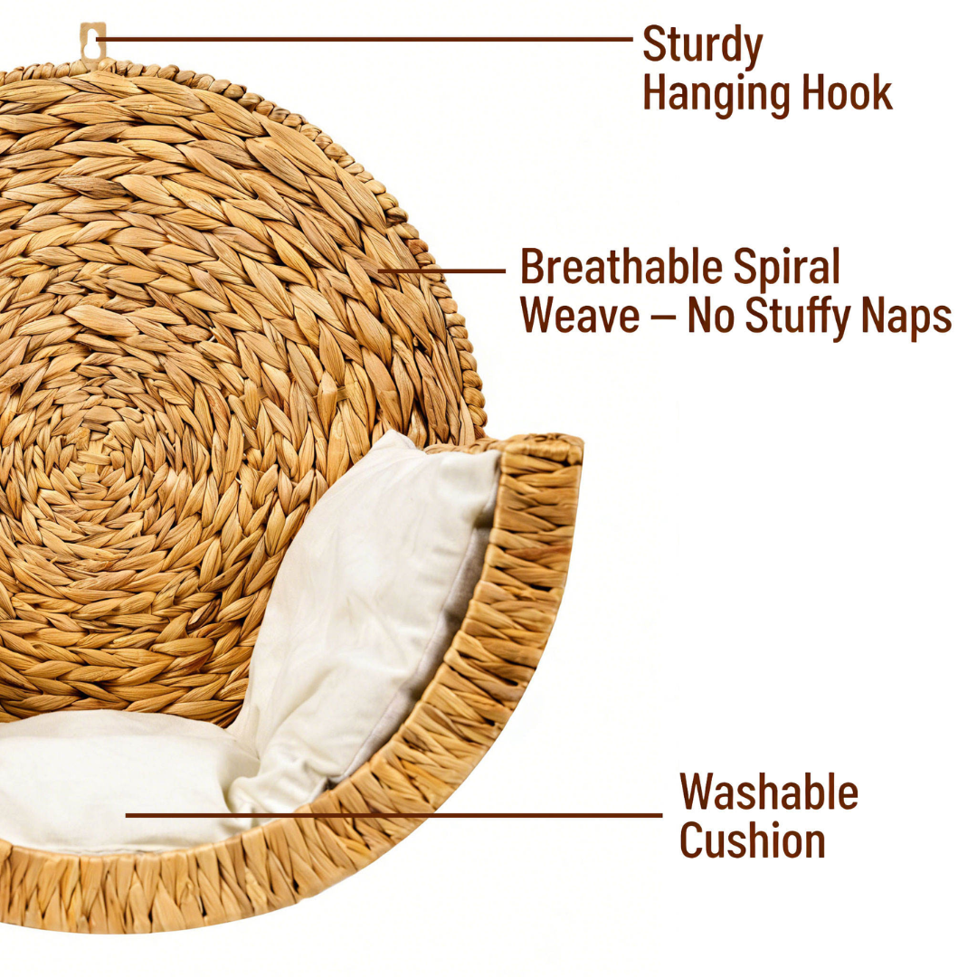 Cozyy™  Handwoven Cat Bed