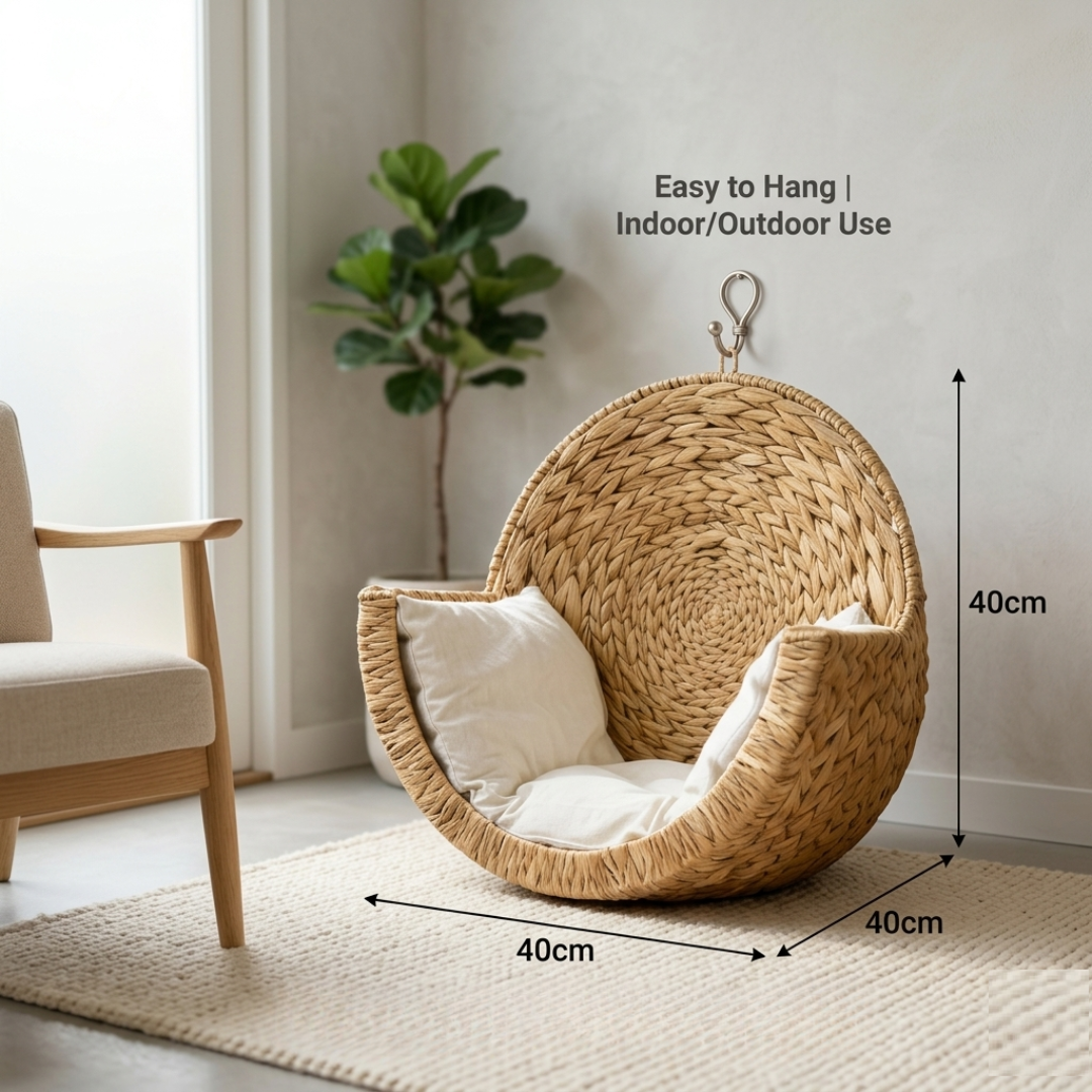 Cozyy™  Handwoven Cat Bed