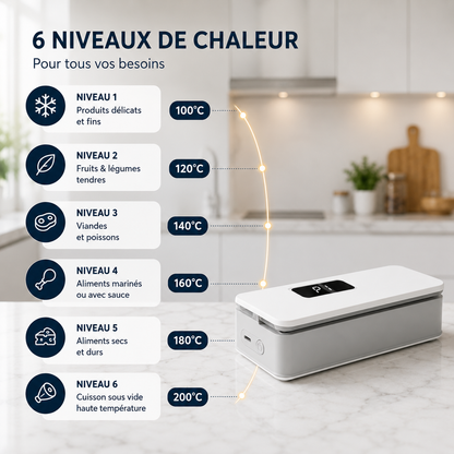 DCleanᵀᴹ  Scelleur Portable Pour Cuisine
